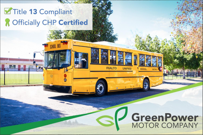 GREENPOWER DELIVERS TWO ELECTRIC SCHOOL BUSES TO RIALTO SCHOOL DISTRICT ...